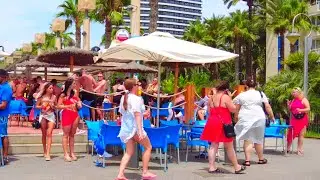 BENIDORM 🇪🇸 LEVANTE BEACH Summer 2023  ⛱️💥 Costa Blanca Spain 4K