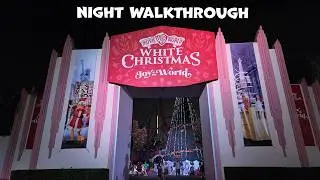 Warner Bros. Movie World | FULL Theme Park Walkthrough at Night!