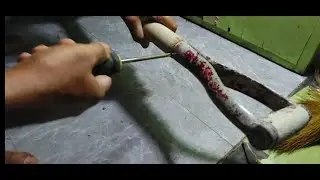 Repair of defective shovel handle / Diskarte sa pag repair ng pala / Diy repair