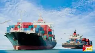 Luft  und Seetransport von Waren