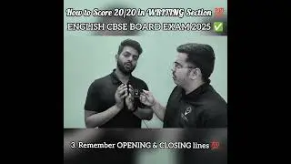 How to score 20/20 🔥 in WRITING SECTION 💯 #class10th #english  #cbseboardexam2025 #cbse #cbseclass10