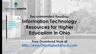 How Technology has Changed Higher Education in Ohio (Screencast)