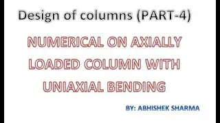 Design of columns PART-4