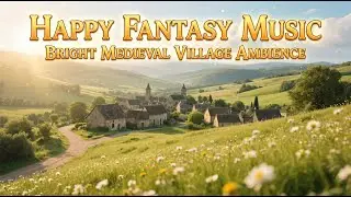 Positive Morning Energy | Bright Medieval Village Ambience | Happy Fantasy Music