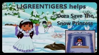 PS2- Blind Dora Saves the Snow Princess Part 5 Snowy Fields