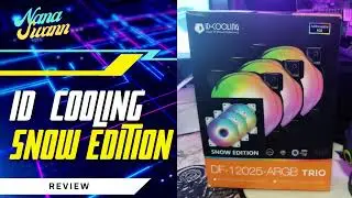 ID Cooling Snow Edition: DF-12025-ARGB TRIO Review/Light Test