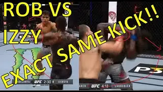 HOW Robert Whittaker HEAD KICKED Jared Cannonier with the SAME SETUP as Israel Adesanya on Costa