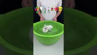 TRY TO GUESS HOW MANY TISUSS PAPER IT TOOKS! #asmr #experiment #satisfying #water