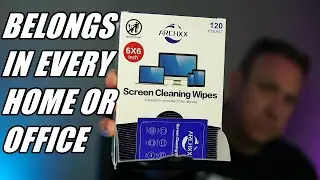 Finally, screen cleaning wipes big enough to clean any screen!