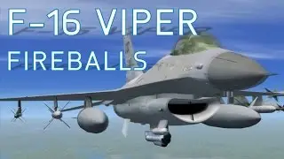 FSX F-16 Viper Fireballs | FlightSim.Com - Episode 3