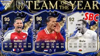 DEFESAS TOTY c/ VAN DIJK 96 & SALIBA 95 & BALE 92 SBC & MAIS | FC 25