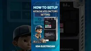 how to  hitachi vfd factory setting | reset #settings #error #electrical #vfd #wj200 #moters #fix