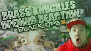 BRASS KNUCKLES SUPPLY DROP OPENING REACTION! - (BLACK OPS 3 EPIC BRASS KNUCKLES GAMEPLAY)