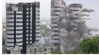 twin tower Noida sector 93 supertech building toda Gaya