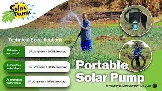 Affordable Portable Solar Pump