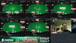 Pulvret plays PLO100 on CoinPoker!
