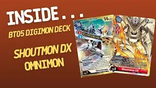 Shoutmon DX & Omnimon Deck - BT05 DIGIMON CARD GAME | Inside with Jo&atilde;o Ricardo Ep182