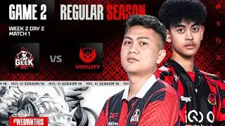 GEEK FAM ID vs BIGETRON BY VITALITY | Regular Season Week 2 Day 2 | Game 2 | #MPLIDS16