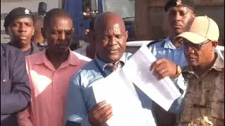 Municipal Manager Justus Kiteng'u Issues A Stern Warning for Illegal discharge of Drainage Systems 