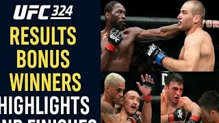 UFC 324: Complete Results, Performance Bonuses and Fight-Changing Moments