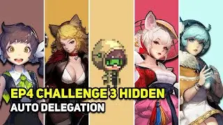 Crusaders Quest - EP4 Challenge 3 Hidden Auto Delegation - Yeowoodong Zahard 4* Lupeow Sera Lia