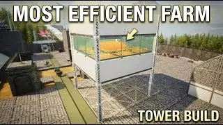 I Built the MOST Efficient Tower Farm in Palworld ⚙️🔥