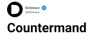 Countermand Meaning In English