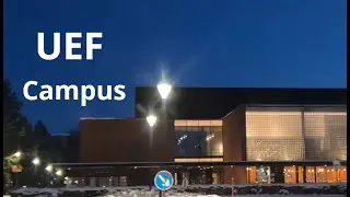 University of Eastern Finland Campus Drive ❄️ Winter Morning at -22&deg;C