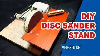 Kendin Yap Disk Zımpara Tezgahı | Devir Ayarlı  8000 RPM, Kayış Tahrikli ve Yüksek Torklu