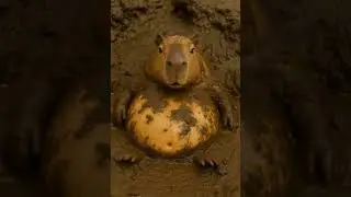 Capybara Belly Rub Bliss| Funniest Chill Animal #shorts #CapybaraVibes #funnycapybara #viralshorts