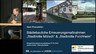 Videofilm St&auml;dtebauliche Erneuerungsma&szlig;nahmen Stadtmitte M&ouml;rsch und Stadtmitte Fochheim