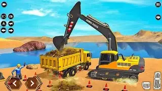 Construction Trucks & Excavator, Buldozer - Road Construction Simulator 3D - Android Gameplay