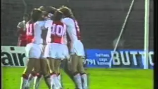 1988 March 16 Ajax Amsterdam Holland 1 Young Boys Bern Switzerland 0 Cup Winners Cup