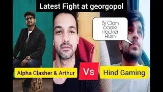 Alpha Clashr & Bi Arthur Vs Hind Gaming Latest Intense Fight | Hydra Alpha VS Hind420 OP Gameplay