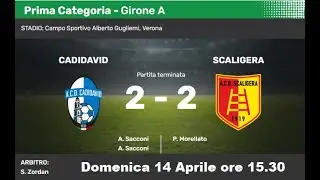Cadidavid-Scaligera. Campionato Dilettanti 1° Categoria Girone A