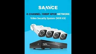 Обзор видеонаблюдения SANNCE POE 4 камеры
