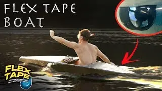 DIY Jet Boat Made From FLEX TAPE!!!