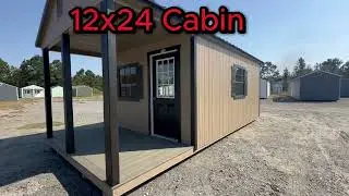 12x24 brown cabin