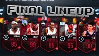 MY FINAL LEGACY LINEUP FOR NBA LIVE MOBILE 17!!