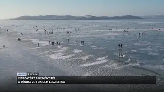 Visszatért a kemény tél, a mínusz 20 fok sem lesz ritka