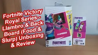 Fortnite Victory Royal Series Llambro & Back Board Unboxing and Review