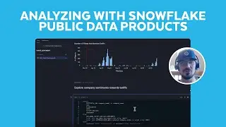 Using Snowflake Public Data Products With Snowflake Cortex | SEC Tariff Sentiment