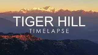 4K Timelapse of Kanchenjunga Sunrise from Tiger Hill