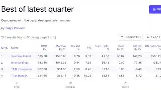 Best of latest quarter result..ll Stock Market ll UNSATISFIED TRADER