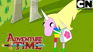 Arcoíris va al rescate de su hijo | Hora de Aventura LA | Cartoon Network