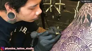 4 SESSIONS FOR GETTING LIKE THIS ? AMAZING FULL BACK TATTOO MANDALA STYLE