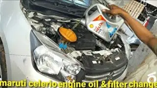 maruti celerio engine oil change