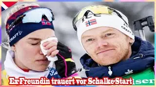 Trauer um Biathlet BakkenEx-Freundin wird vor Schalke-Start emotional