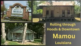 Hoods and Downtown in Mamou, LA | Dash Cam Driving Tour Louisiana 4K
