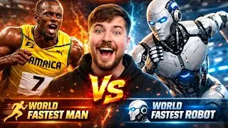 WORLD FASTEST MAN VS WORLD FASTEST ROBOT